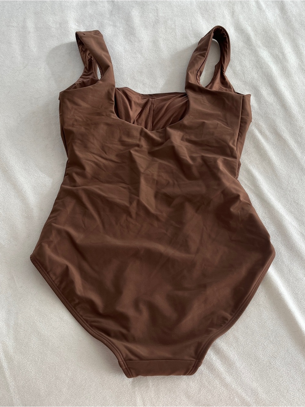 Stylest Classic Brown Scoop One-Piece Swimsuit Size XS NWT - Picture 7 of 7